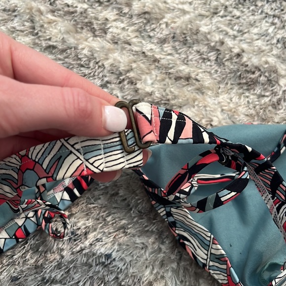 Bikini top; triangle swim suit; floral - Picture 4 of 4